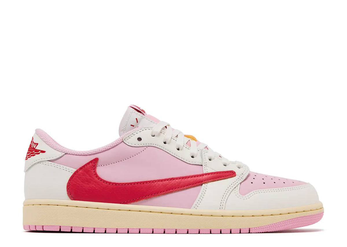 TRAVIS SCOTT X AIR JORDAN 1 RETRO LOW OG 'SAIL TROPICAL PINK