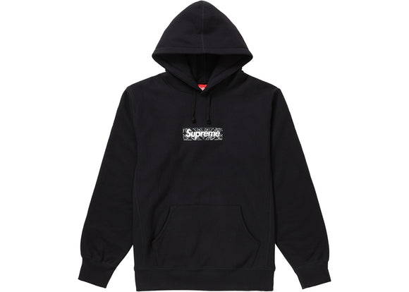 Supreme Bandana Box Logo Hooded Sweatshirt 