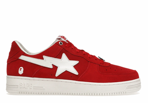 A BATHING APE BAPE STA LOW "RED SUEDE"