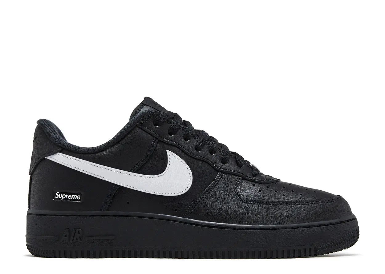 NIKE AIR FORCE 1 LOW X SUPREME 'BOX LOGO - BLACK WHITE'