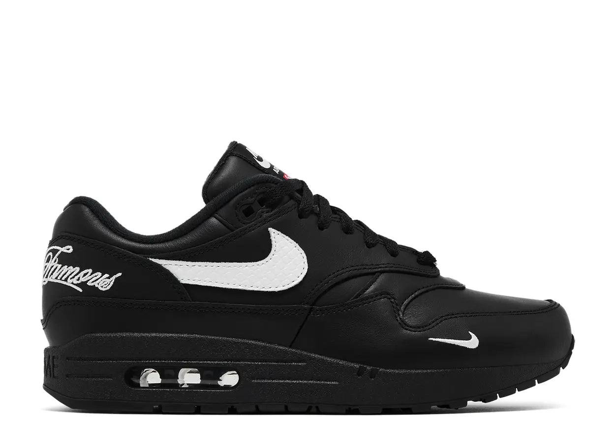 SUPREME X NIKE AIR MAX 1 '87 SP 'BLACK WHITE'