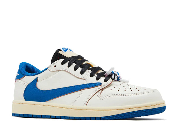 FRAGMENT DESIGN X TRAVIS SCOTT X AIR JORDAN 1 LOW OG SP 'SAIL MILITARY BLUE'