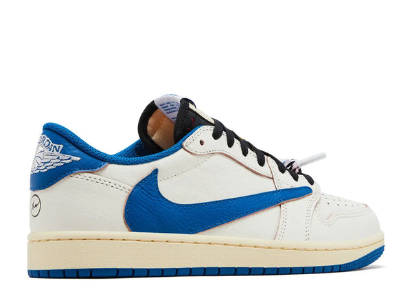 FRAGMENT DESIGN X TRAVIS SCOTT X AIR JORDAN 1 LOW OG SP 'SAIL MILITARY BLUE'
