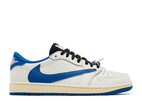 FRAGMENT DESIGN X TRAVIS SCOTT X AIR JORDAN 1 LOW OG SP 'SAIL MILITARY BLUE'