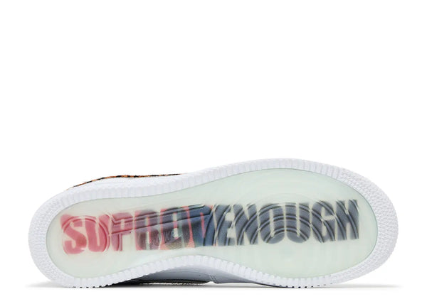 SUPREME x GOODENOUGH x NIKE AIR FORCE 1 LOW 'WHITE CHEETAH PRINT'