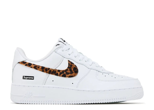 SUPREME x GOODENOUGH x NIKE AIR FORCE 1 LOW 'WHITE CHEETAH PRINT'