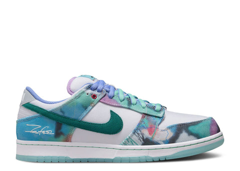 NIKE FUTURA LABORATORIES X DUNK LOW SB 'BLEACHED AQUA'