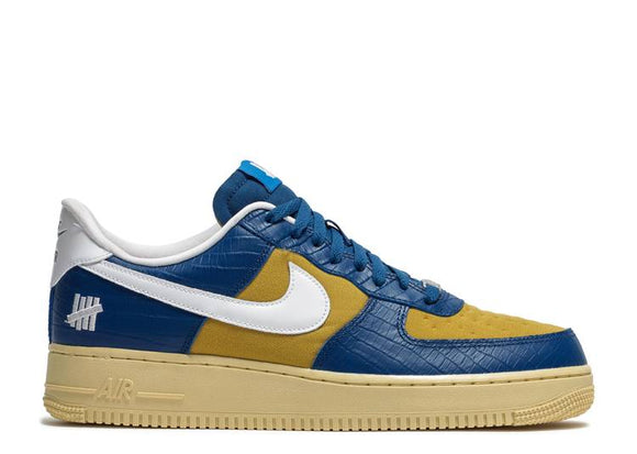 UNDEFEATED X NIKE AIR FORCE 1 LOW SP 'DUNK VS AF1' 'BLUE YELLOW CROC'