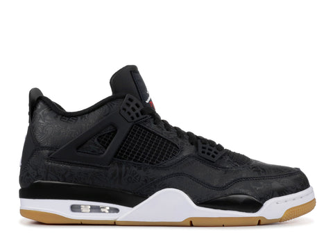 AIR JORDAN 4 RETRO LASER "BLACK GUM"