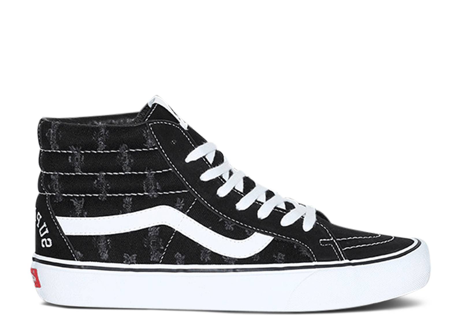 VANS SUPREME x SK8-HI HOLE PUNCH DENIM "BLACK"