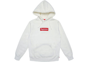 Supreme Box Logo Hooded Sweatshirt "White"