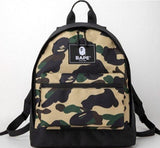 A BATHING APE® 2021 SUMMER COLLECTION BACK PACK "YELLOW CAMO"
